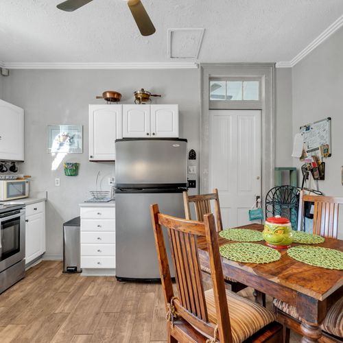 Bright, well-stocked kitchen ready for every meal of the day.