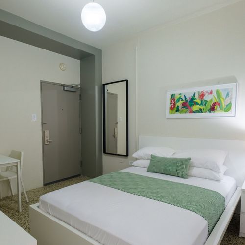 Unwind in a vibrant and comfortable space! Our bedroom offers ample room to relax, complemented by stylish decor and plenty of natural light.