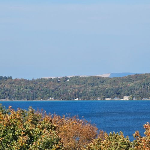 Exterior:  a view of crystal lake from the house