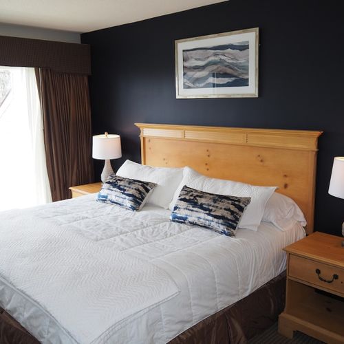 Overall:  the gorgeous master bedroom!