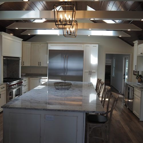 Kitchen:  another overview of the luxury kitchen, with all new high-end appliances, including a wine cooler and a beverage refrigerator.