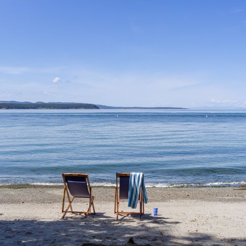 Just the two of us....till the kids arrive.