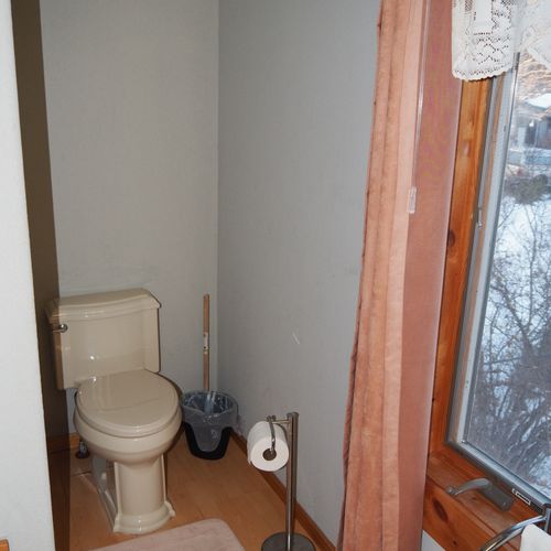 Bathroom #3 (second floor):  full bathroom with a jetted bathtub.