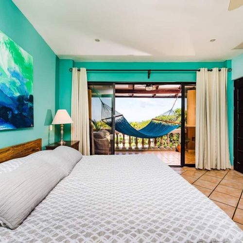 Open the sliding doors and let the breeze helps you rest