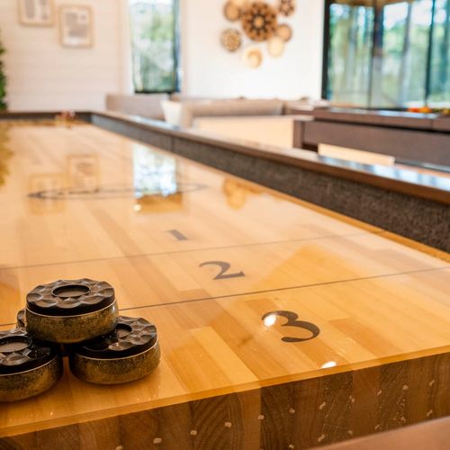 So much entertainment! Shuffleboard!