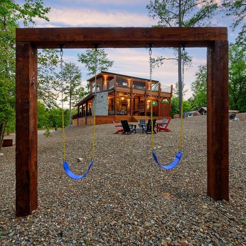 Custom swing set!