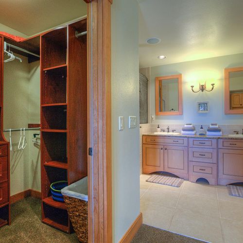 Master Bedroom has two walk-in closets