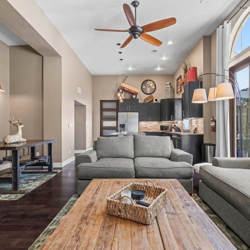Entertain with ease in this seamless, social space.