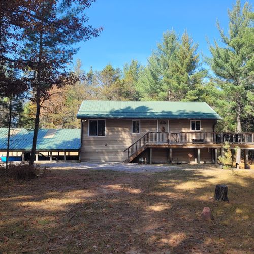 Exterior:  one side of the lodge.