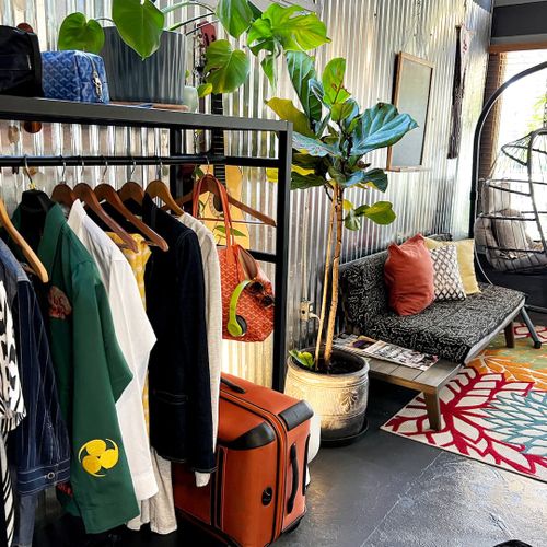 Thoughtfully curated open closet — unpack, settle in, and stay a while.