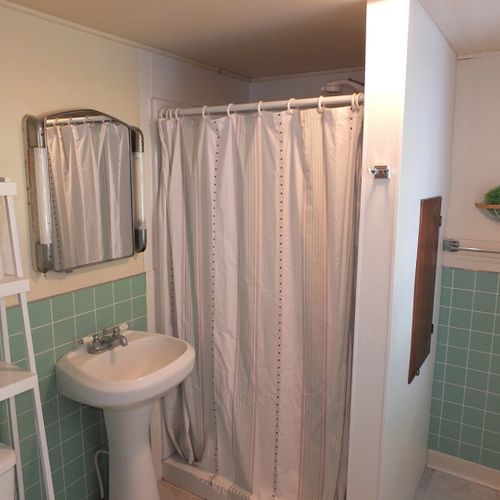 Bathroom (main floor):  full bathroom on the main floor.