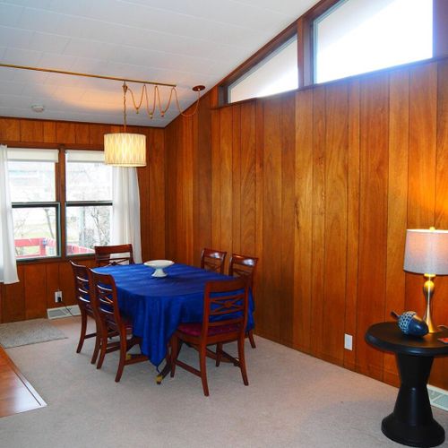 Dining room:  features nice casual dining table with seating for 6 adults.
