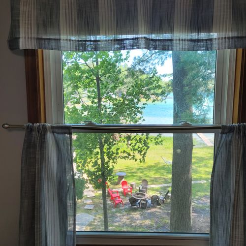 BEDROOM #4:  Bedroom #4 also has a nice view of LIttle Twin Lake!