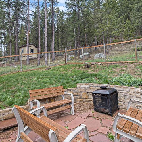 Indoor-outdoor flow with a private patio perfect for stargazing.