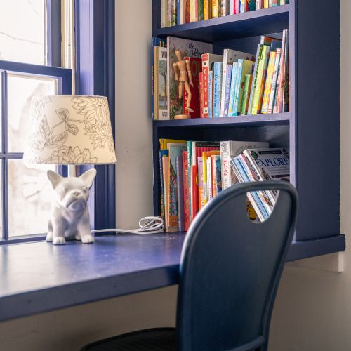 Work from home, crack a puzzle or open your sketchbook - this sunlit corner is sure to inspire!