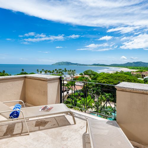 Lounge chairs to enjoy the view of Tamarindo and Playa Grande. A BBQ Grill available on the balcony.