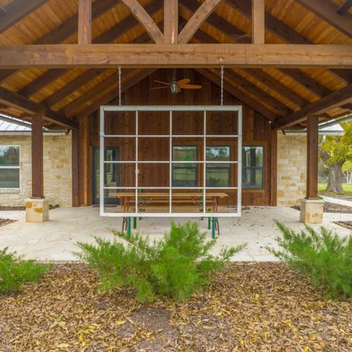 Covered Seating Patio