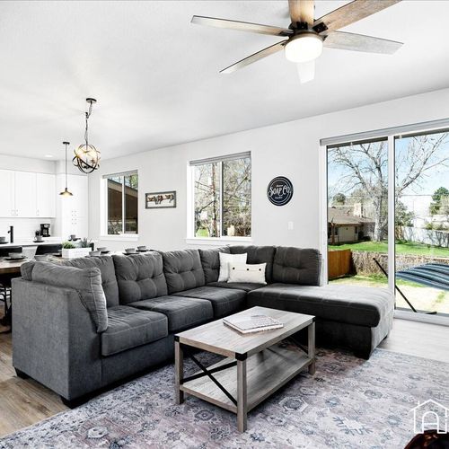 This bright and airy living room is perfect for cozy evenings with family and friends.