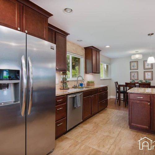 Cook up a storm in the fully-equipped kitchen, complete with all the appliances you need. "