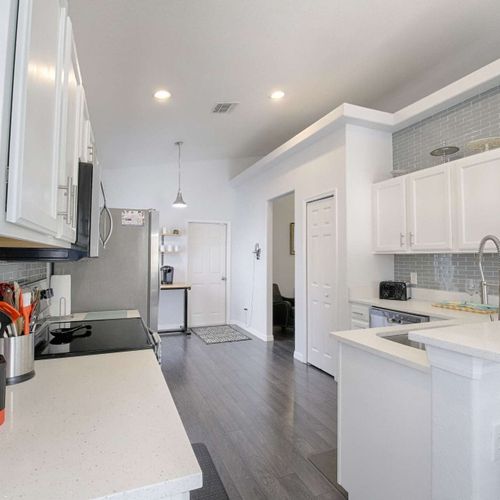 Newly Remodeled Kitchen - Quartz Counter Tops, Updated Decor, New Cabinets & Stainless Steel Appliances  - View #2