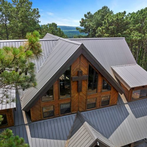 Heaven awaits in this rustic getaway.