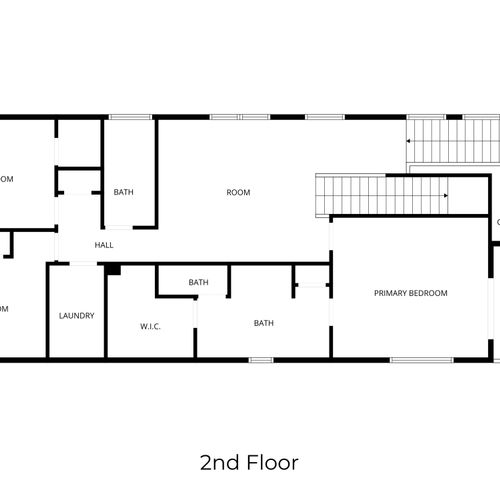 Floor plans 2nd floor