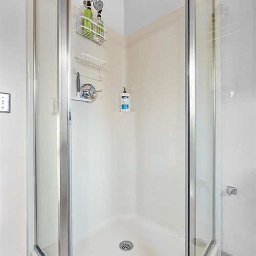 Bathroom #2 (second floor):  full bathroom with a walk-in shower.