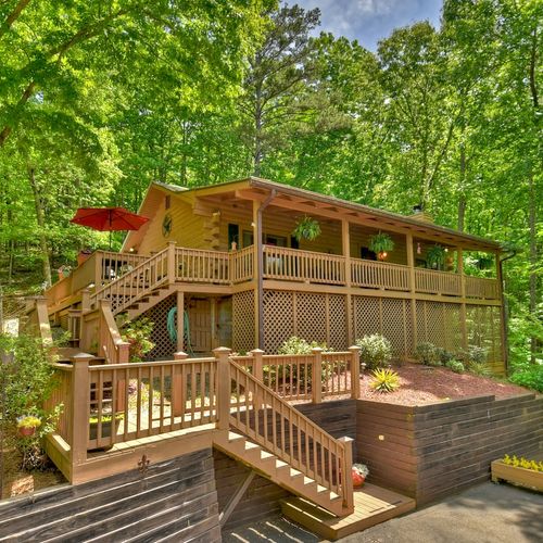 Front view of the cabin