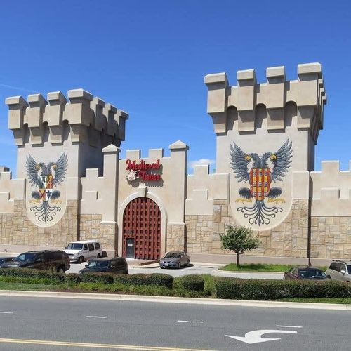Medieval Times Dinner & Tournament – Experience a thrilling dinner show with jousting and medieval performances, located 8 minutes away (3 miles).