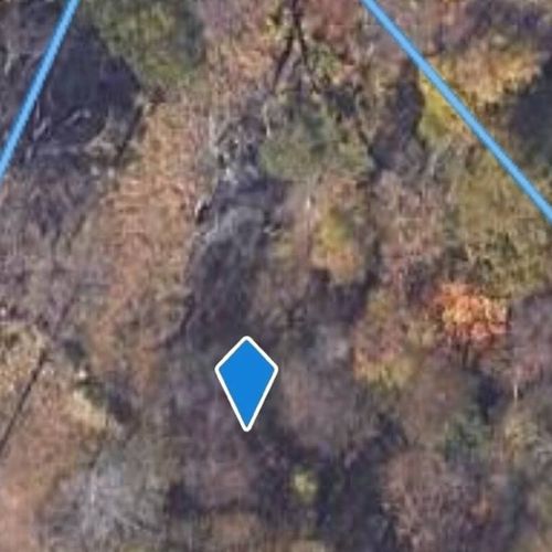 A satellite image showing the property's location and its surrounding natural landscape.