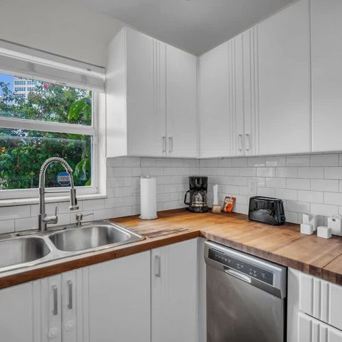 Savor the moment—cook or clean with a serene outside view just beyond your kitchen window.