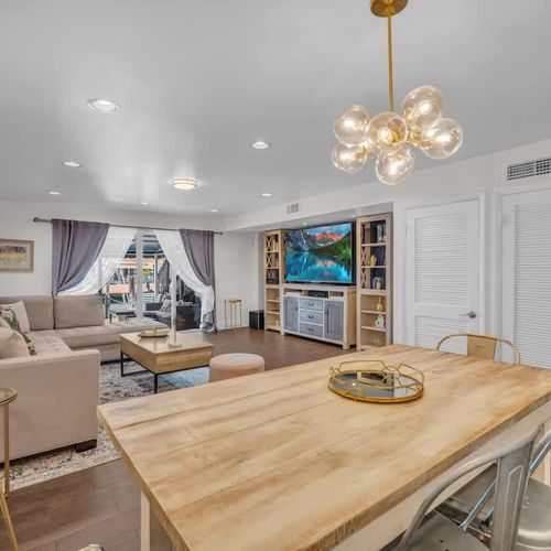 Relax and unwind in this warm, open-concept haven—where shared meals, cozy movie nights, and sunny patio vibes come together for the perfect stay-from-dawn-to-dusk experience.