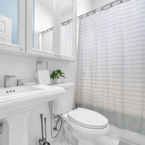 The bathrooms are spotless and stocked with the essentials to make your stay as smooth and hassle-free as possible.