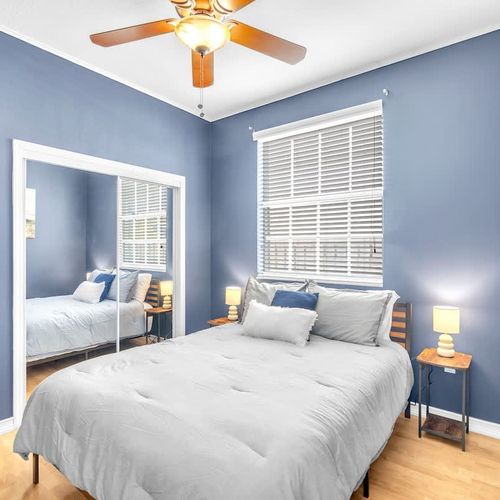The cozy and relaxing bedrooms outfitted with fresh linens, perfect for a restful sleep after a full day of activities.