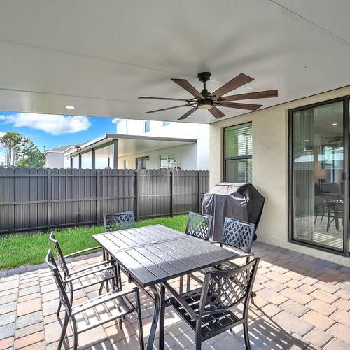 Savor a quiet morning coffee, share meals with family, read your favorite book, or simply unwind in the comfort of this spacious private backyard.