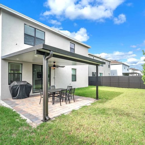 Savor a quiet morning coffee, share meals with family, read your favorite book, or simply unwind in the comfort of this spacious private backyard.