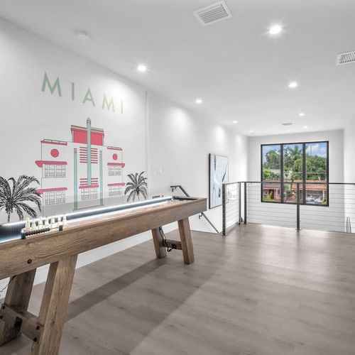 Challenge your friends and family to a game on the shuffleboard table—perfect for some friendly competition and fun memories during your stay!