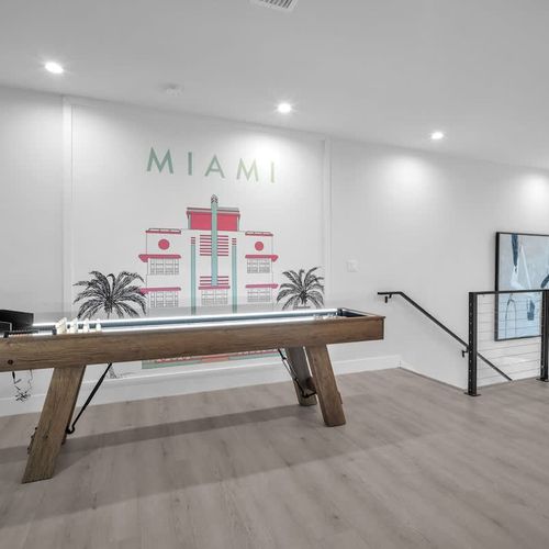 Challenge your friends and family to a game on the shuffleboard table—perfect for some friendly competition and fun memories during your stay!