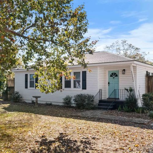 The front yard offers ample space to comfortably accommodate parking for two vehicles.