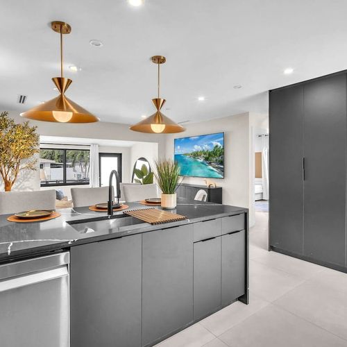 Our fully equipped kitchen invites you to cook and enjoy homemade meals with ease.