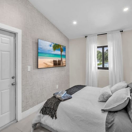 Cozy bedroom, the perfect retreat after a long day of travel.