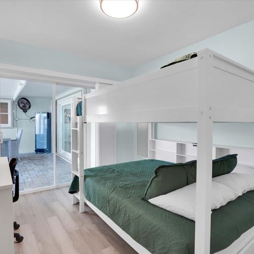 Your room opens directly to the pool, making it easy to swim whenever you like.