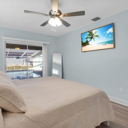 Your room opens directly to the pool, making it easy to swim whenever you like.