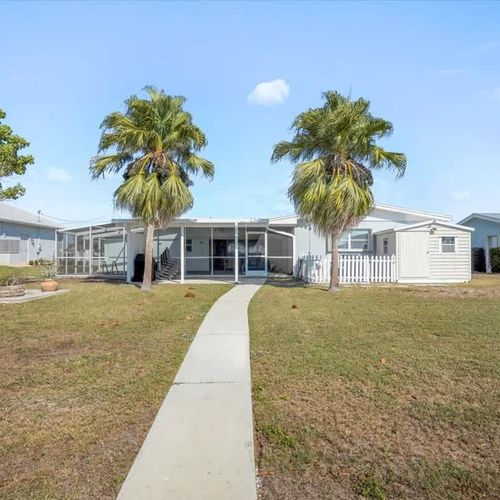Spacious and open backyard