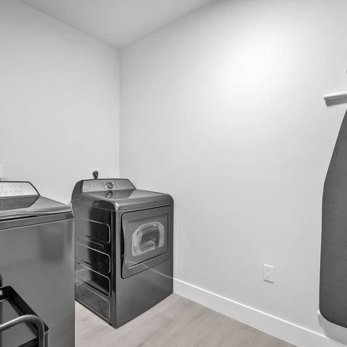 Both units have their own washer and dryer.