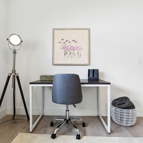 Dedicated workspace ideal for remote work or working during your stay.