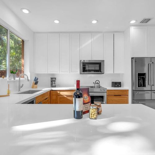 This kitchen is ready for you to enjoy during your stay!