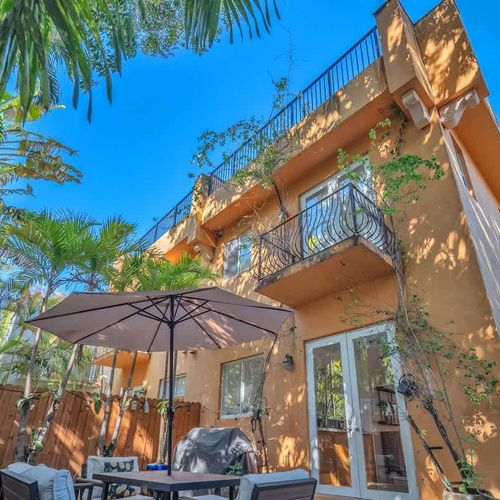 Enjoy a three-story retreat featuring a private 3rd-floor patio with fresh air and scenic views.