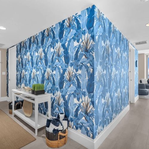 Unit entrance with a stylish entryway that leads directly into the living space and kitchen.