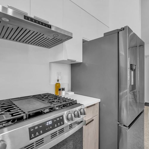 Whip up delicious home-cooked meals anytime; featuring a fully equipped kitchen with basic essentials, generous counter space, and modern appliances for short or long stays.